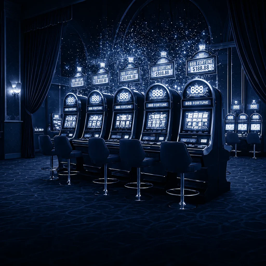 Futuristic blue casino dreamscape Futuristic blue casino dreamscape